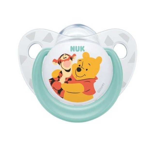 Nuk Disney Winnie The Pooh - Tiger Πιπίλα Σιλικόνης Με Κρίκο 6-18m+ [1 …