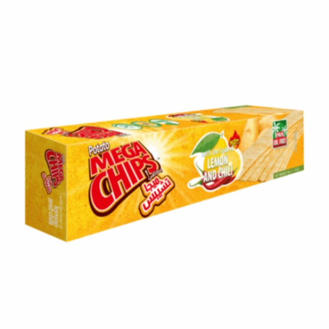 Mega Chips Πατατάκια Lemon And Chili 50g