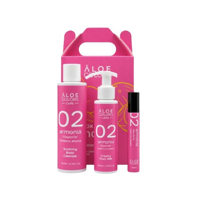 Aloe Colors Gift Box Armonia 02 με Soothing Body Cleanser &hellip;