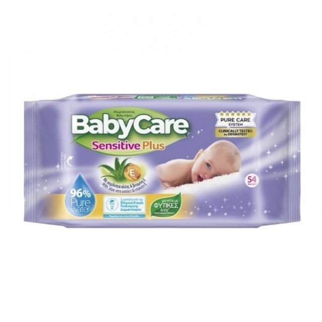 BabyCare Sensitive Plus PROMO Μωρομάντηλα 54 Τεμάχια