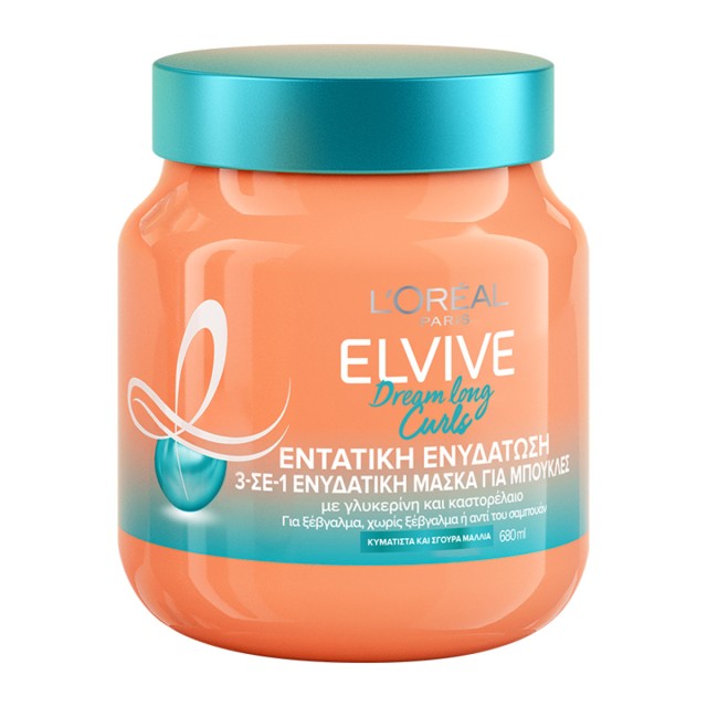 Loreal Paris Elvive Dream Long Curls Ενυδατική Μάσκα 3 σε 1 για Σγουρά … Loreal Paris Elvive Dream Long Curls Ενυδατική Μάσκα 3 σε 1 για Σγουρά …