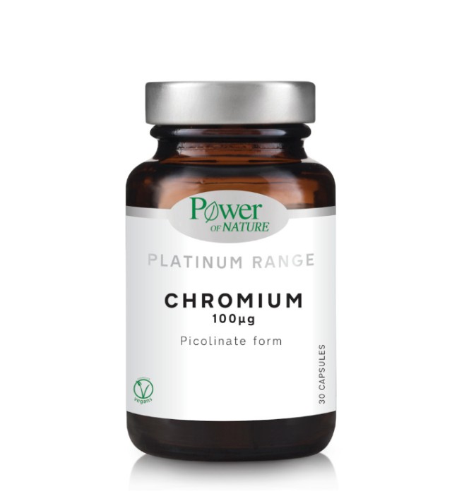 Power of Nature Chromium 100μg Συμπλήρωμα Διατροφής για την Διατήρηση …