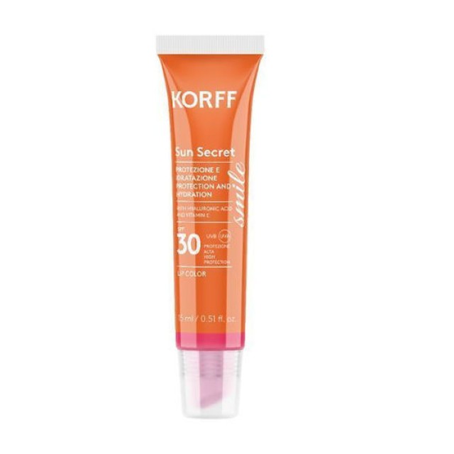 Korff Sun Secret Lip Color SPF30 Αντηλιακό Χειλιών με Χρώμα 02 Raspber … Korff Sun Secret Lip Color SPF30 Αντηλιακό Χειλιών με Χρώμα 02 Raspber …
