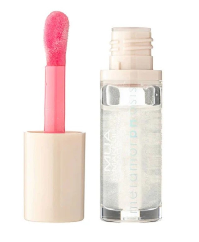 MUA Διάφανο Ασημί Γκλίτερ Lip & Cheek Oil The OG Extra για Χείλη - Μάγ …