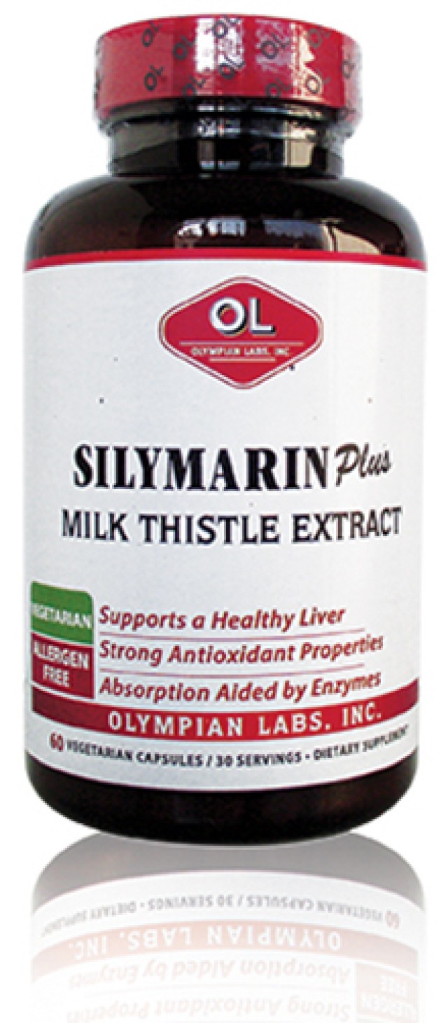 Olympian Labs Silymarin Plus Milk Thistle Extract Συμπλήρωμα Διατροφής για την Καλή Υγεία του Ήπατος 60 Φυτικές Κάψουλες