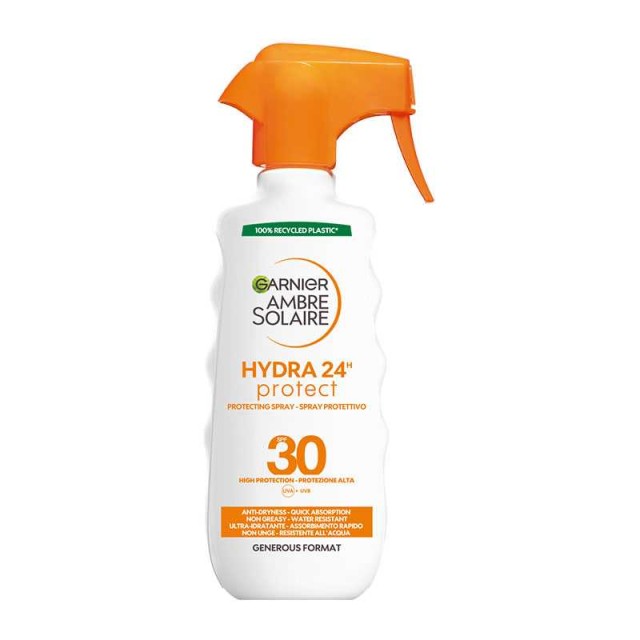 Garnier Ambre Solaire Protection Spray SPF30 Hydra Αντηλιακό Γαλάκτωμα … Garnier Ambre Solaire Protection Spray SPF30 Hydra Αντηλιακό Γαλάκτωμα …
