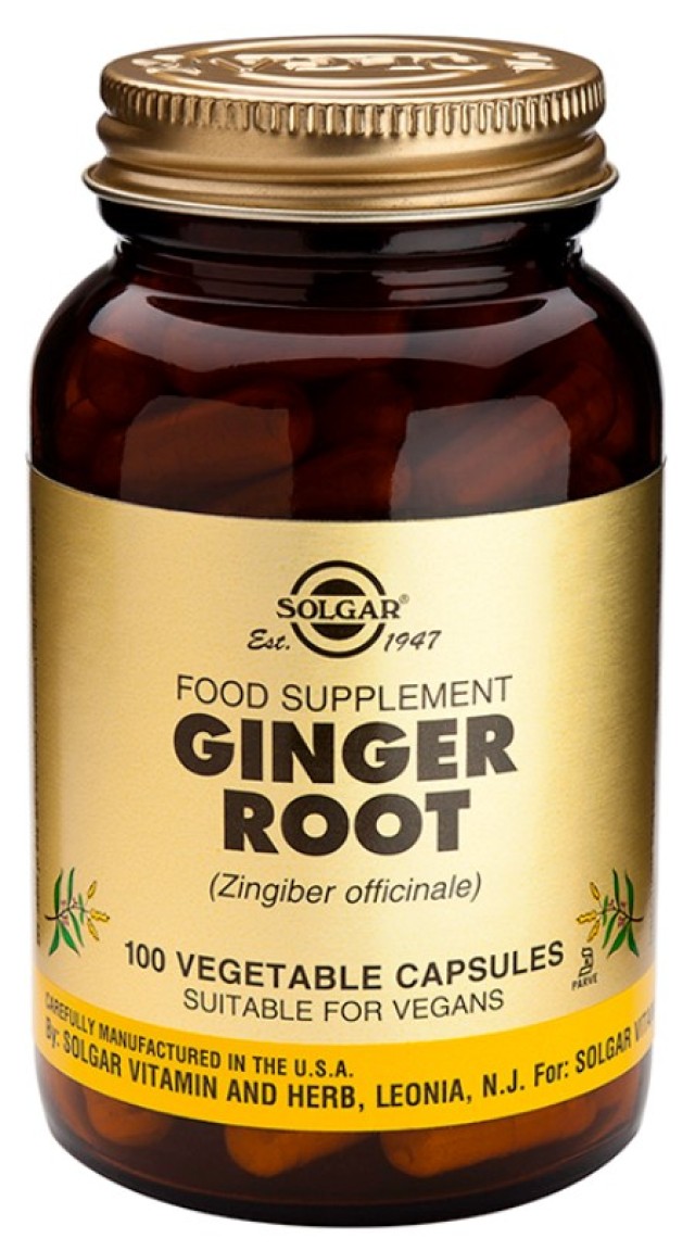 Solgar Ginger 100 Φυτικές Κάψουλες