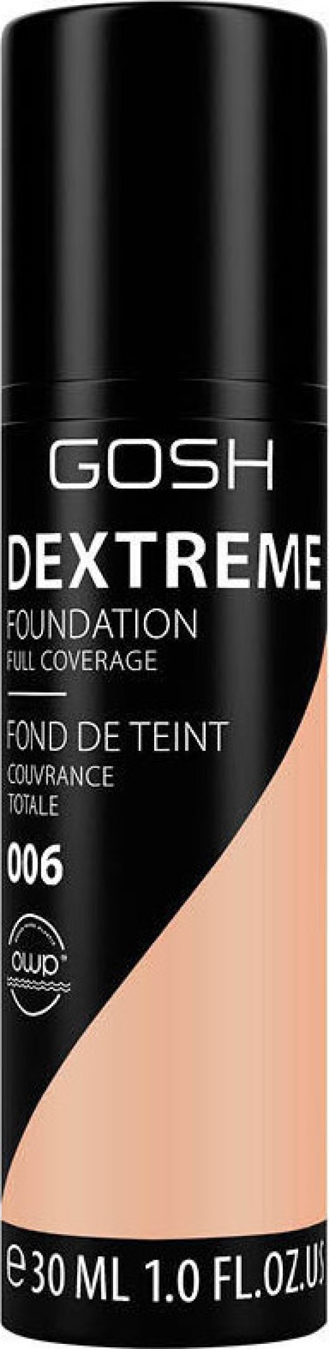 Gosh Dextreme Full Coverage Foundation 006 Honey Καλυπτική Βάση Μακιγι …