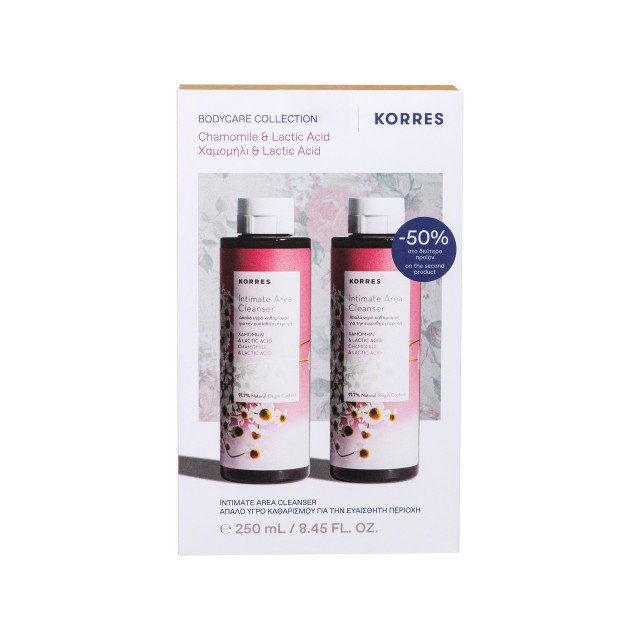 Korres PROMO Intimate Area Cleanser Χαμομήλι + Lactic Acid Απαλό Υγρό &hellip;