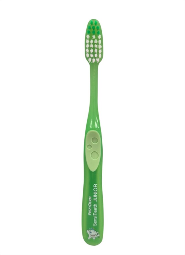Frezyderm SensiTeeth Junior Toothbrush Soft Green Παιδική Μαλακή Οδοντ …