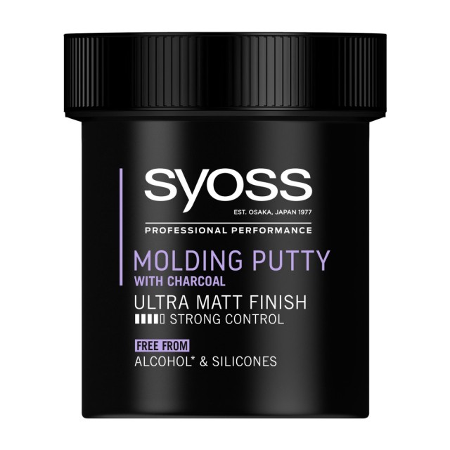 Syoss Molding Paste With Charcoal Πηλός για τα Μαλλιά 130ml