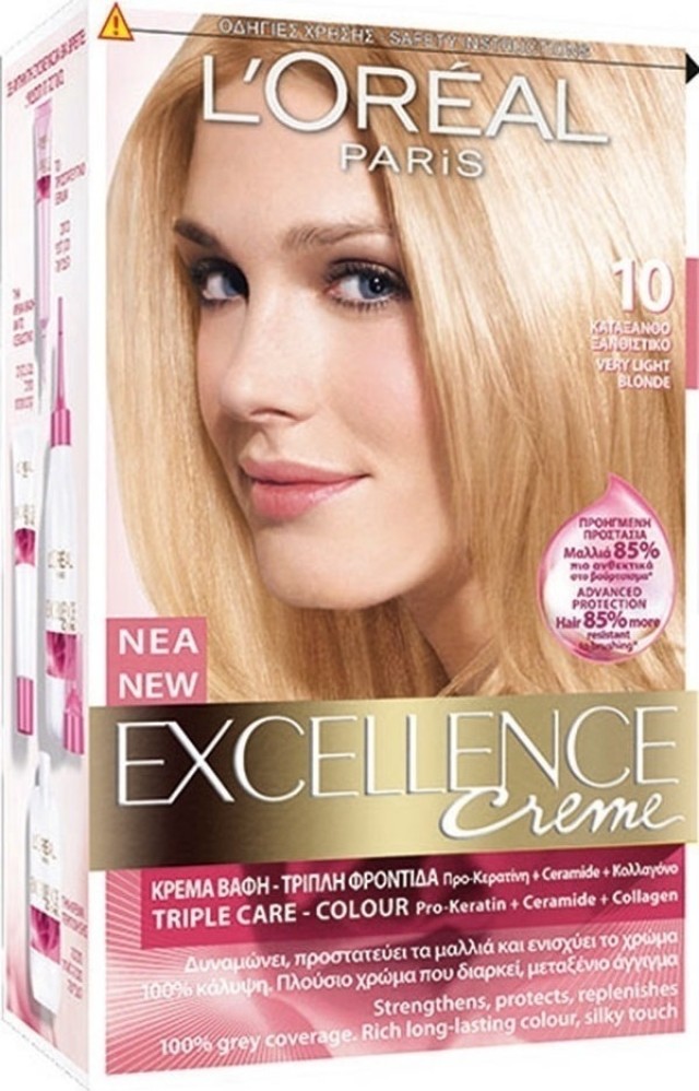 LOreal Paris Excellence Cream No 10 Κατάξανθο Ξανθιστικό 48ml