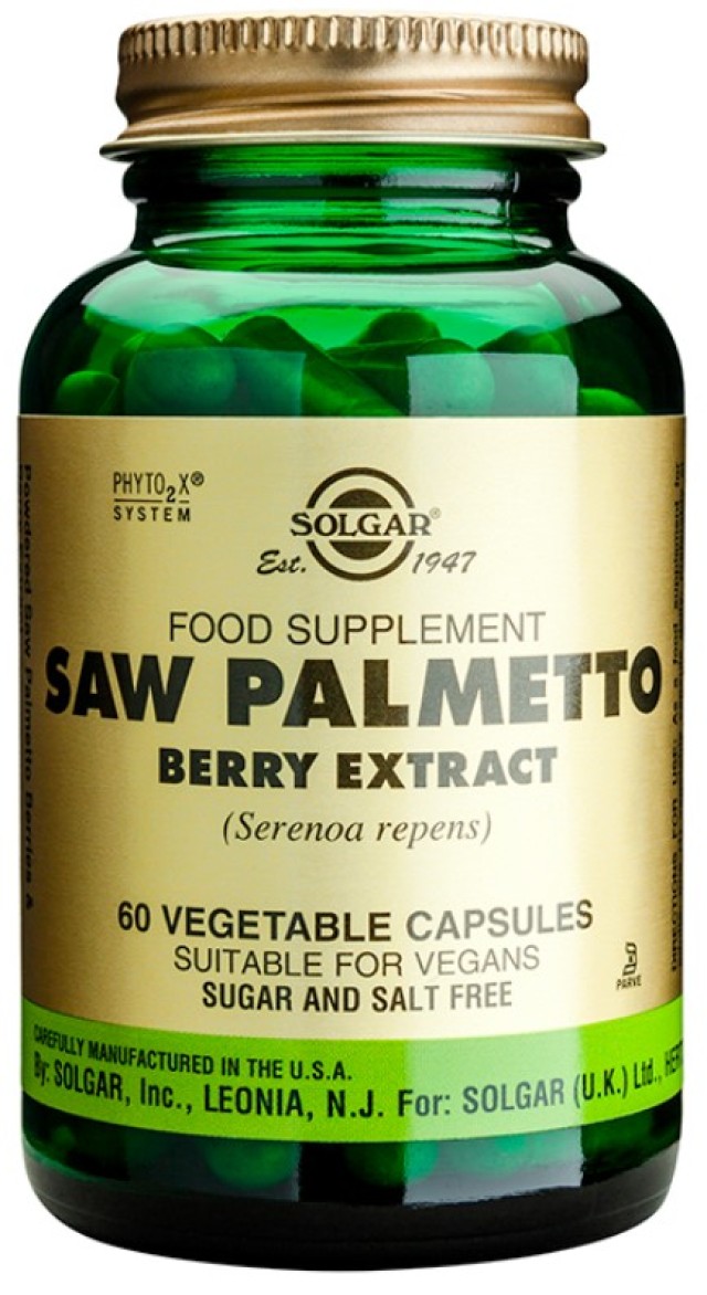 Solgar Saw Palmetto Berry Extract Συμπλήρωμα Διατροφής από Εκχύλισμα S …