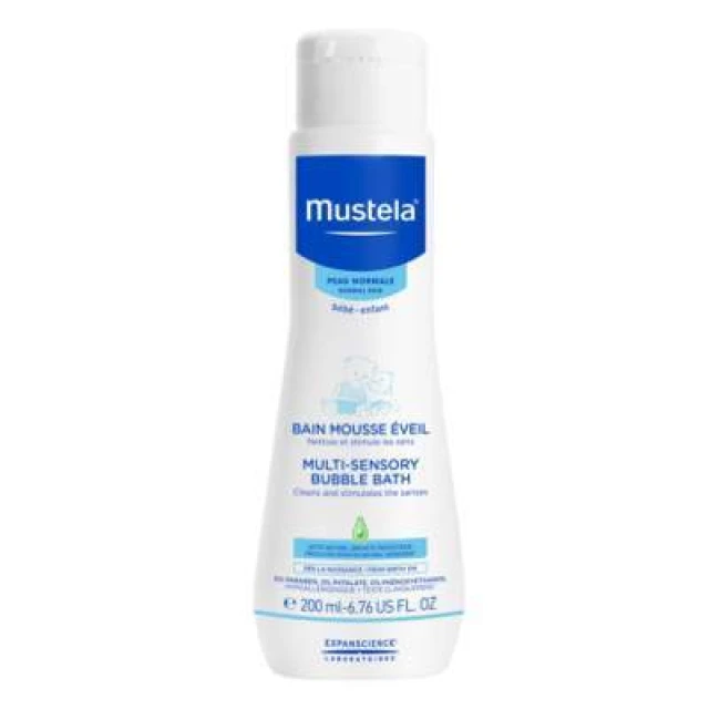 Mustela Bebe Bain Mousse Eveil Baby Toning Shower Gel, 200ml Mustela Bebe Bain Mousse Eveil Baby Toning Shower Gel, 200ml
