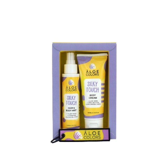 Aloe Colors Silky Touch Gift Set Body Cream Ενυδατική Κρέμα Σώματος 10 … Aloe Colors Silky Touch Gift Set Body Cream Ενυδατική Κρέμα Σώματος 10 …