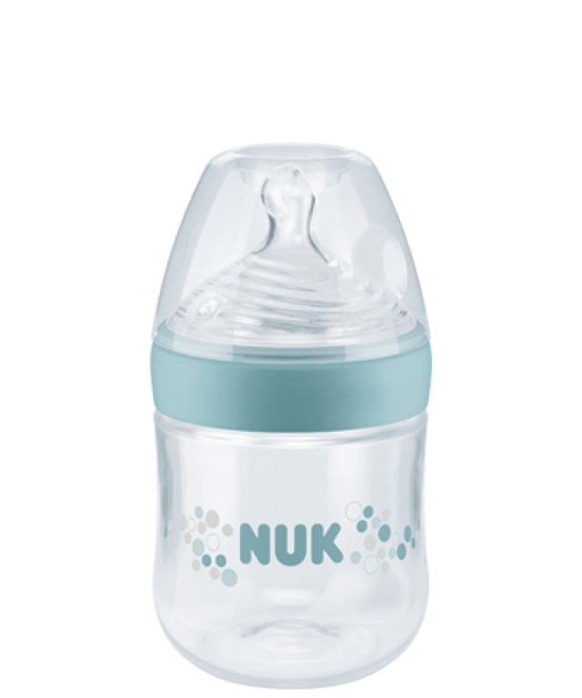 Nuk Nature Sense Γυάλινο Μπιμπερό για 0-6m+ με Θηλή Σιλικόνης S 120ml …