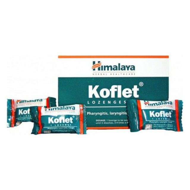 Himalaya Koflet Lozenges Καραμέλες για τον Λαιμό 10 Τεμάχια