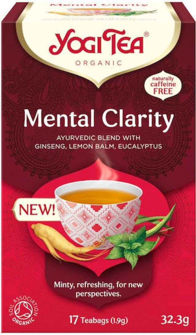 Yogi Tea Mental Clarity Μείγμα Βοτάνων & Μπαχαρικών για Πνευματική Δια … Yogi Tea Mental Clarity Μείγμα Βοτάνων & Μπαχαρικών για Πνευματική Δια …