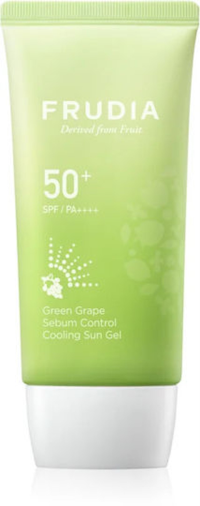Frudia Green Grape SPF50+ Sebum Control Cooling Sun Gel Αντηλιακό Προσ … Frudia Green Grape SPF50+ Sebum Control Cooling Sun Gel Αντηλιακό Προσ …