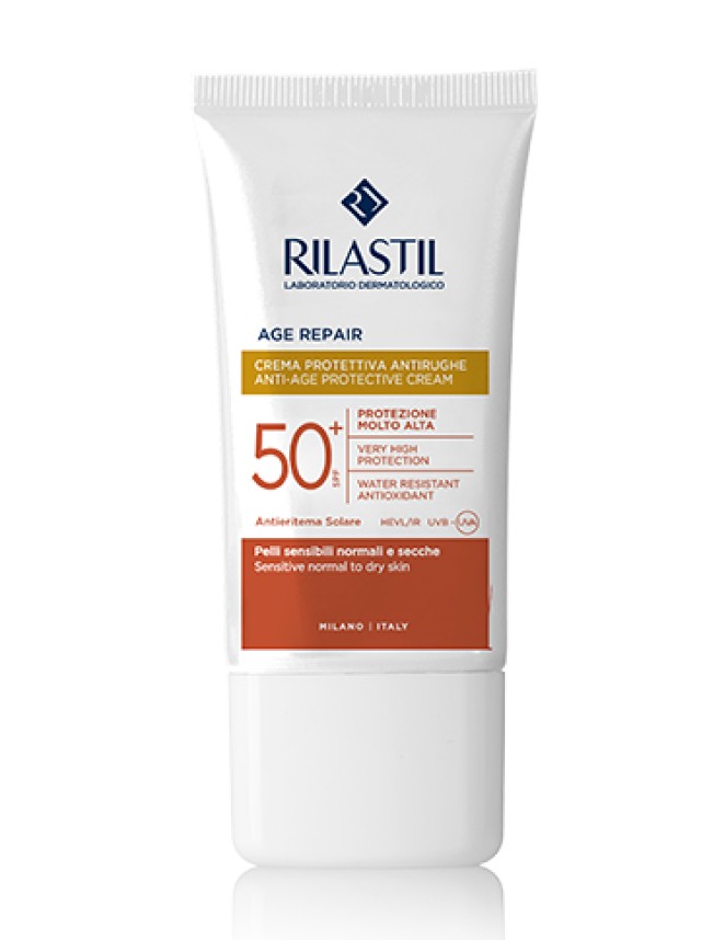 Rilastil Age Repair SPF50+ Αντηλιακή Κρέμα Προσώπου με Αντιρυτιδική Δράση 40ml