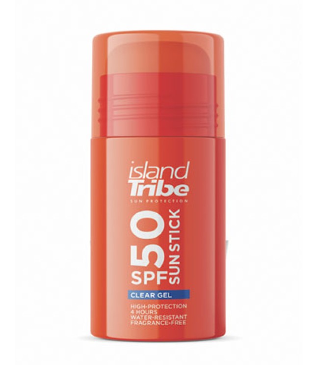 Island Tribe Sun Protection SPF50 Clear Gel Αντηλιακό σε Μορφή Stick 30gr