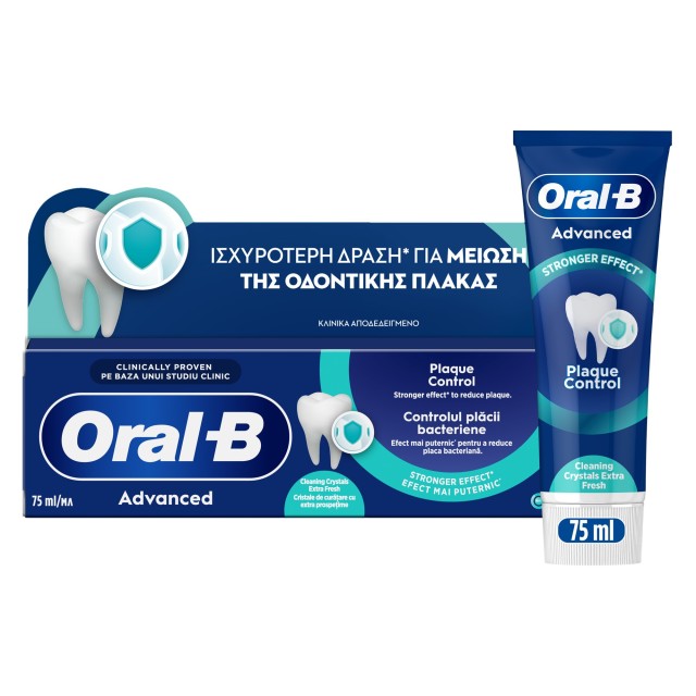 Oral B Advanced Plaque Control Cleaning Crystals Οδοντόκρεμα Κατά της … Oral B Advanced Plaque Control Cleaning Crystals Οδοντόκρεμα Κατά της …