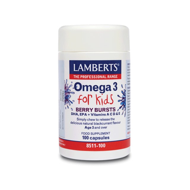 Lamberts Omega 3 for Kids - Berry Bursts, 30 caps