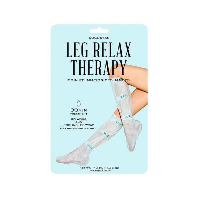 Kocostar Leg Relax Therapy Μάσκα Φροντίδας & Χαλάρωσης Ποδιών 1 Ζευγάρι [40ml]