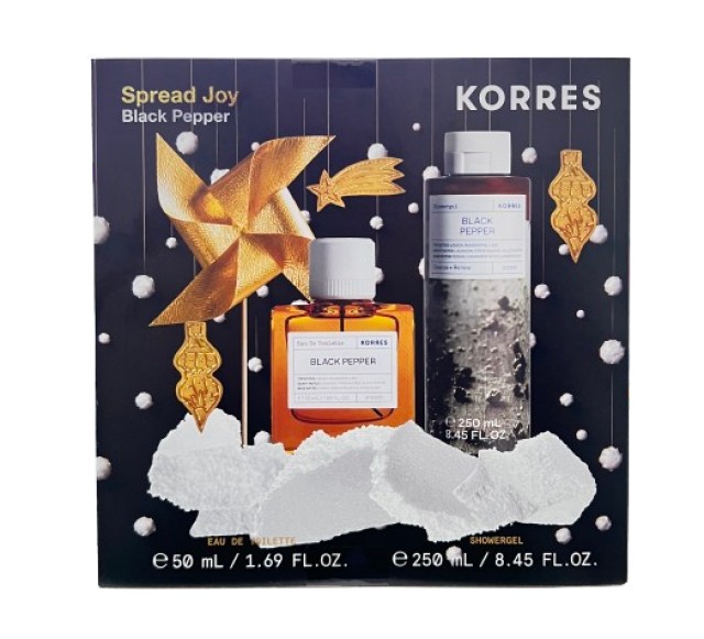 Korres PROMO Spread Joy Black Pepper Eau De Toilette Ανδρικό Άρωμα &hellip;