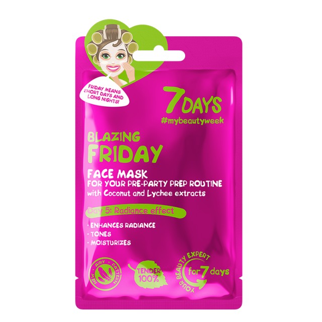 7Days Blazing Friday Face Sheet Mask Μάσκα Προσώπου για Θαμπές … 7Days Blazing Friday Face Sheet Mask Μάσκα Προσώπου για Θαμπές …