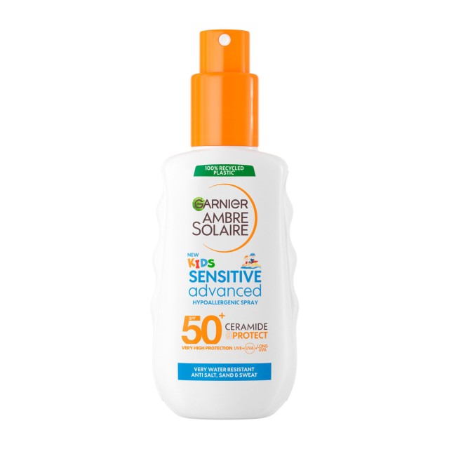 Garnier Ambre Solaire Kids Sensitive Advanced Spray SPF50+ Παιδικό Αντ … Garnier Ambre Solaire Kids Sensitive Advanced Spray SPF50+ Παιδικό Αντ …