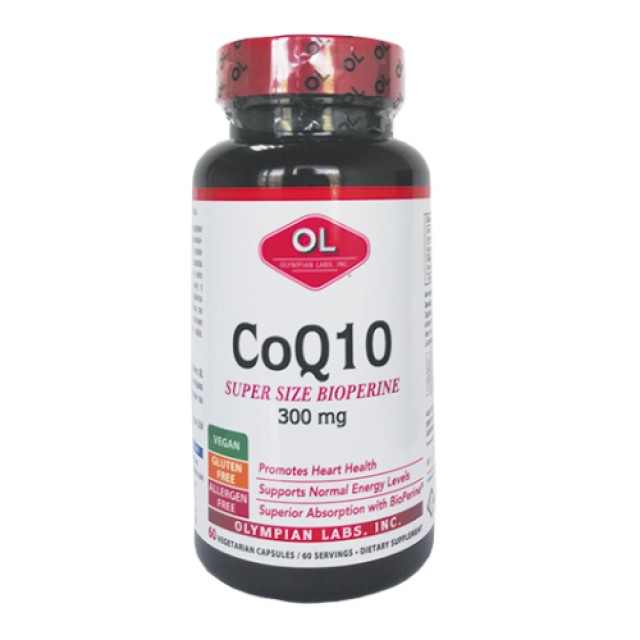 Olympian Labs Συνένζυμο CoQ 10 300mg 60 Φυτικές Κάψουλες