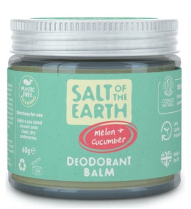Salt of the Earth Vegan Melon & Cucumber Αποσμητικό σε Μορφή Balm 60gr