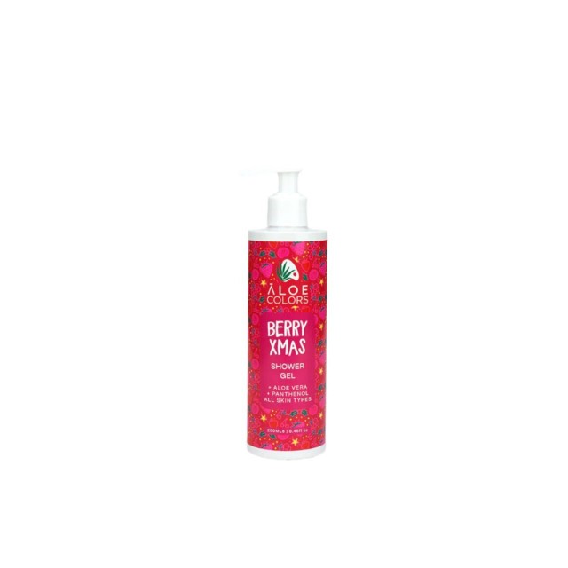 Aloe Colors Berry Xmas Shower Gel Ενυδατικό Αφρόλουτρο 250ml