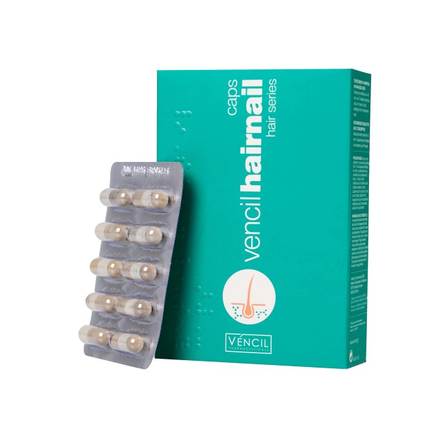 Vencil Hairnail Caps Συμπλήρωμα Διατροφής για Μαλλιά, Δέρμα & Νύχια 30 …