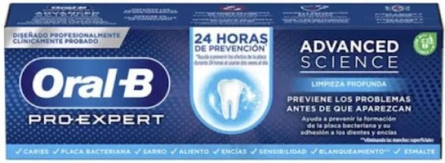 Oral B Pro Expert Advanced Science Οδοντόκρεμα για Βαθύ Καθαρισμό 75ml Oral B Pro Expert Advanced Science Οδοντόκρεμα για Βαθύ Καθαρισμό 75ml