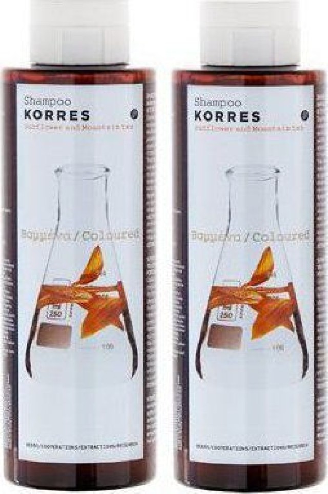 Korres PROMO Sunflower & Mountain Tea Shampoo for Colored Hair 2x250ml