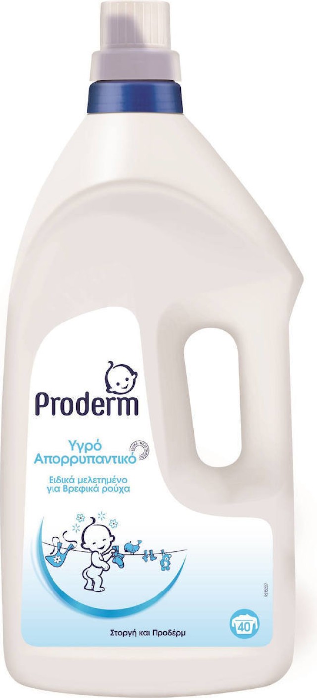 Proderm Υγρό Απορρυπαντικό Ειδικά Μελετημένο για τα Βρεφικά Ρούχα 2,8l … Proderm Υγρό Απορρυπαντικό Ειδικά Μελετημένο για τα Βρεφικά Ρούχα 2,8l …
