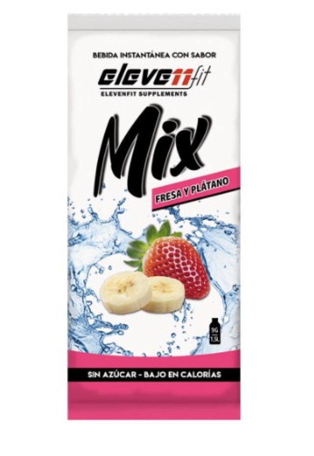 ElevenFit Mix Fresa Platano Ρόφημα σε Μορφή Σκόνης με Γεύση Μπανάνα Φρ …