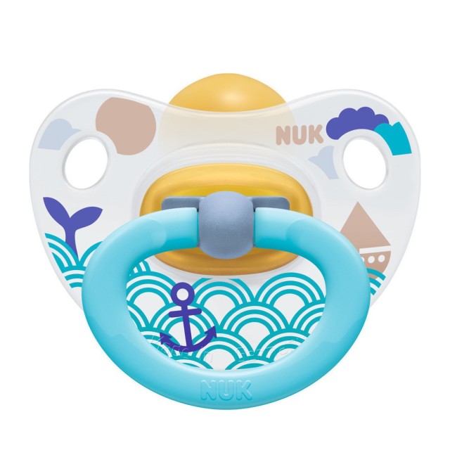 Nuk Happy Kids Πιπίλα Καουτσούκ 0-6m+ 1 Τεμάχιο [10.725.469]