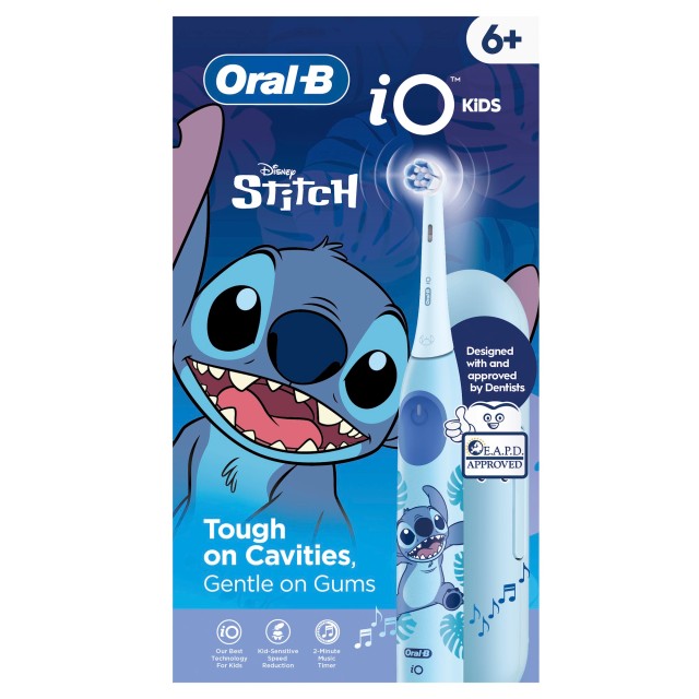Oral B iO Disney Stitch Επαναφορτιζόμενη Ηλεκτρική Οδοντόβουρτσα για … Oral B iO Disney Stitch Επαναφορτιζόμενη Ηλεκτρική Οδοντόβουρτσα για …