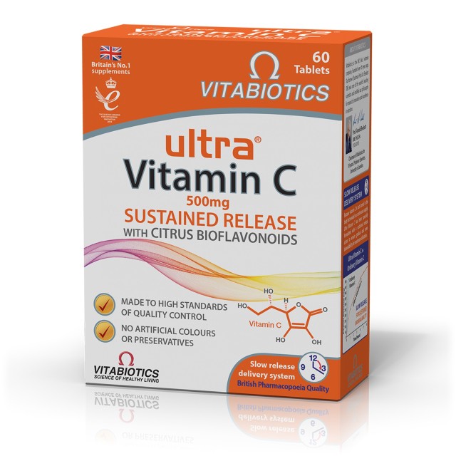 Vitabiotics Ultra Vitamin C Sustained Release with Citrus &hellip;