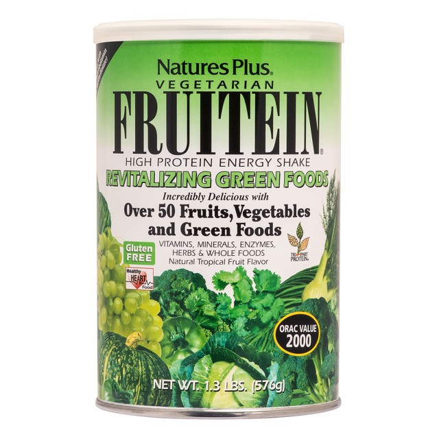 Natures Plus Fruitein Green Ρόφημα Πρωτεΐνης με Βιταμίνες & Μέταλλα 57 …