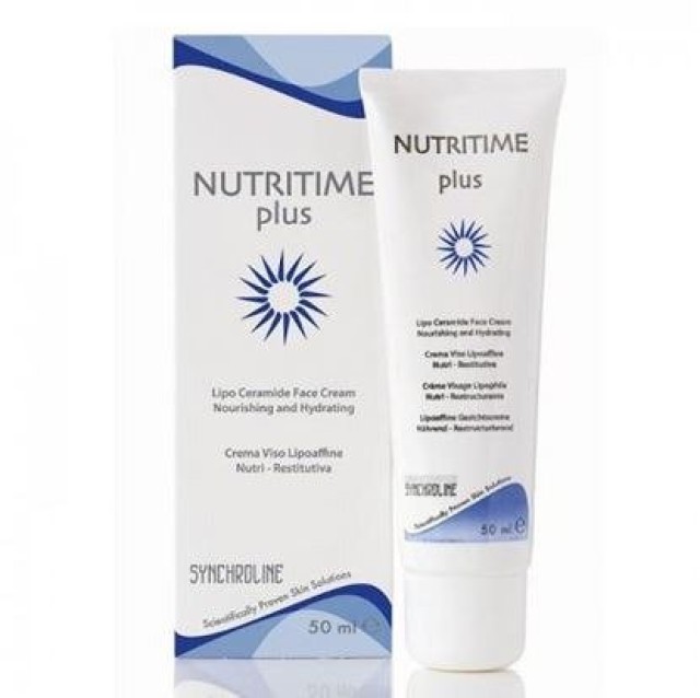 Synchroline Nutritime Plus Ενυδατική Κρέμα Προσώπου - Λαιμού 50ml