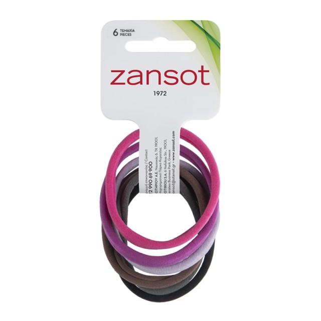 Zan Sot Hair Scrunchies Small Size in Various Colors 6 Pieces [18.142]