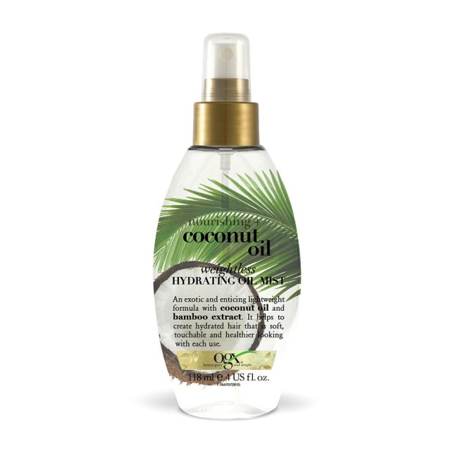 OGX Coconut Milk Weightless Hydrating Oil Mist Λάδι Θρέψης για τα Μαλλ …