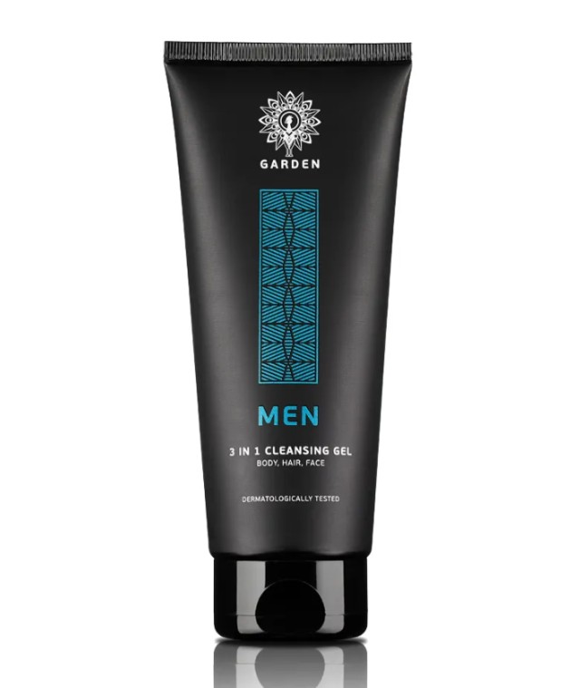 Garden Men 3 in 1 Cleansing Gel Καθαρισμού για Πρόσωπο - Σώμα - Μαλλιά …