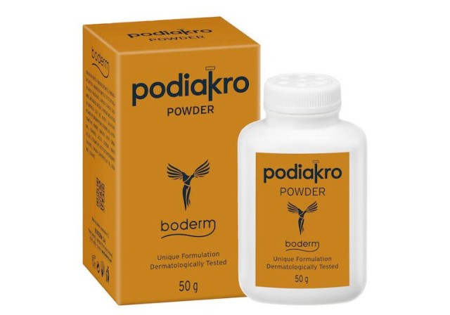 Boderm Podiakro Powder Φυσική Απορροφητική Πούδρα Ποδιών για Έλεγχο … Boderm Podiakro Powder Φυσική Απορροφητική Πούδρα Ποδιών για Έλεγχο …