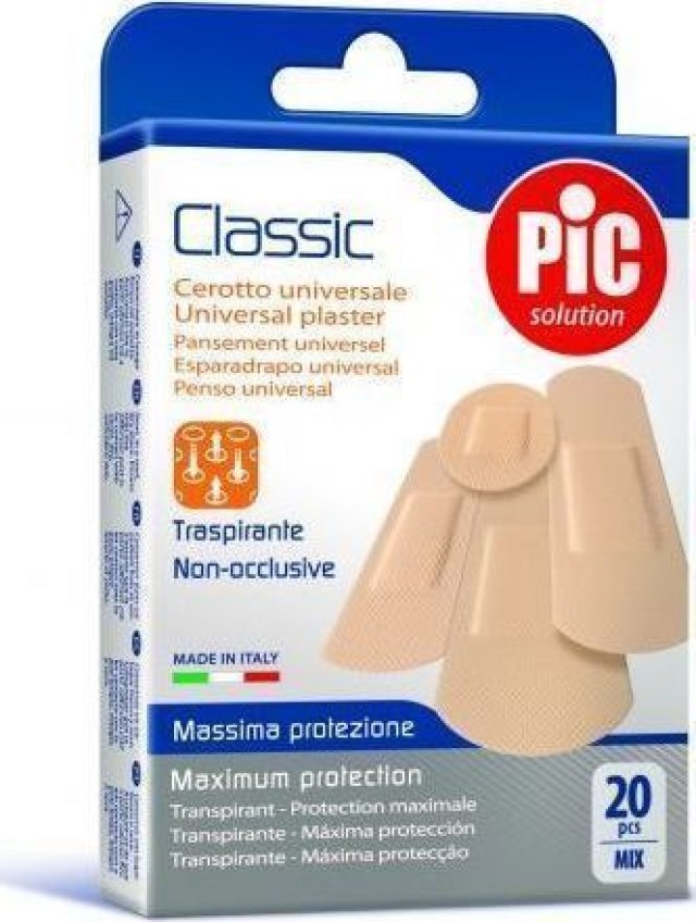 Pic Classic Αυτοκόλλητα Τσιρότα Με Αντιβακτηριακή Δράση Διάφορα Μεγέθη … Pic Classic Αυτοκόλλητα Τσιρότα Με Αντιβακτηριακή Δράση Διάφορα Μεγέθη …