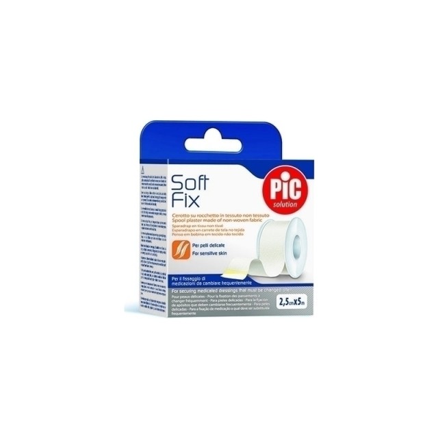 Pic Soft Fix Αυτοκόλλητο Χάρτινο Ρολό 2,5cmx5m Pic Soft Fix Αυτοκόλλητο Χάρτινο Ρολό 2,5cmx5m